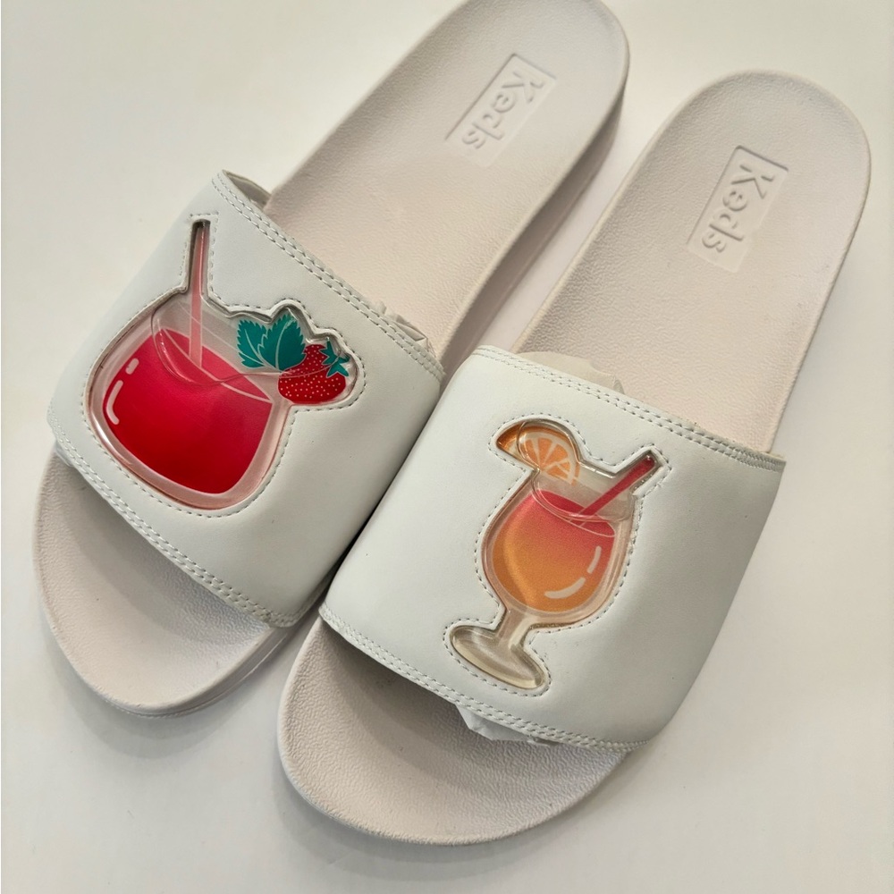 Keds Slides Sandals - Tropical Design Size 10